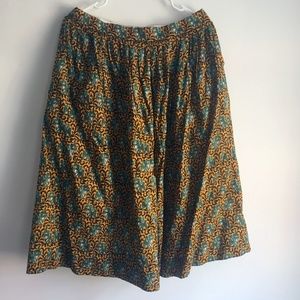 J. Crew Ratti Print Skirt